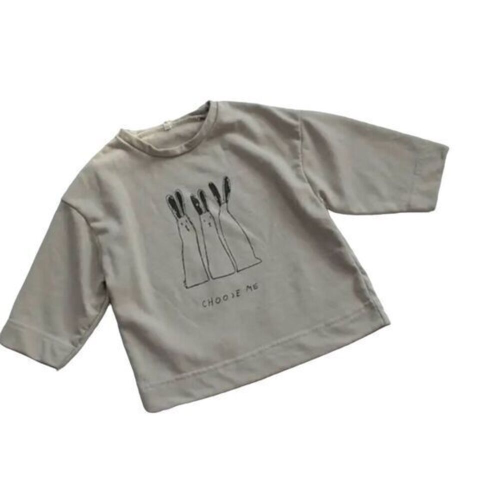 New toddler long sleeved shirt “rabbit” “bunny” size 12 months